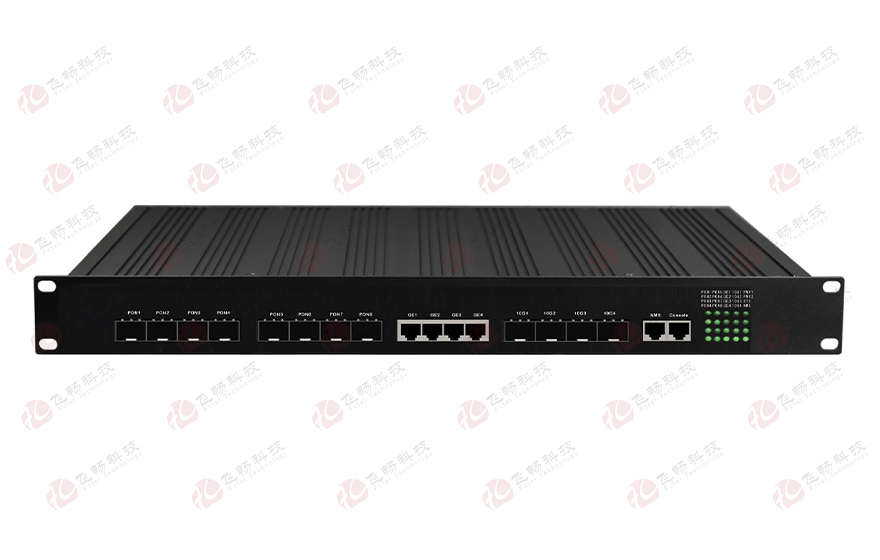 深夜成人视频科技-8口EPON光+4路千兆電+4路萬兆光   EPON OLT