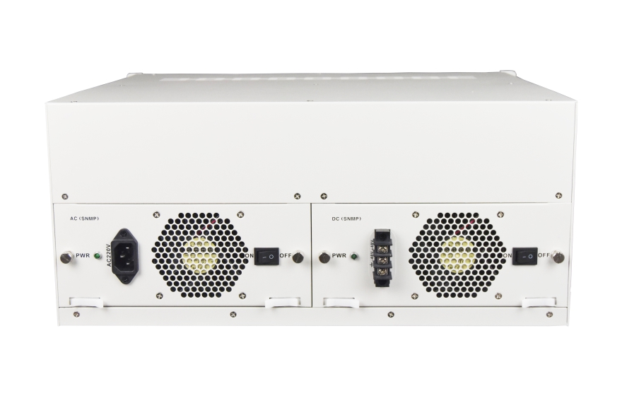 深夜成人视频科技-4U網管型32個光方向百兆光纖收發器機框
