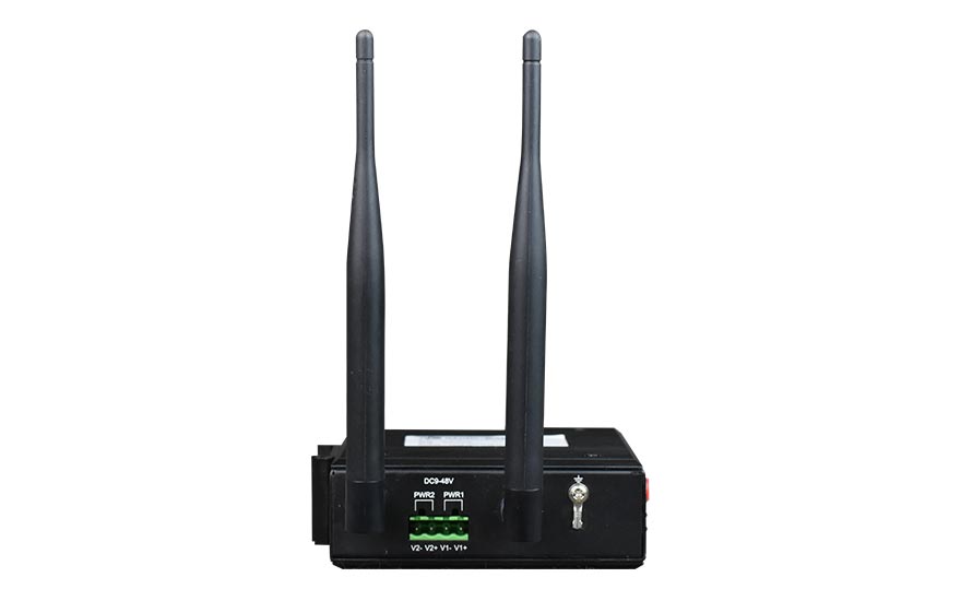 深夜成人视频科技-光纖-wifi備份型-4百兆電口+1路百兆光口 工業軌式 深夜视频网站