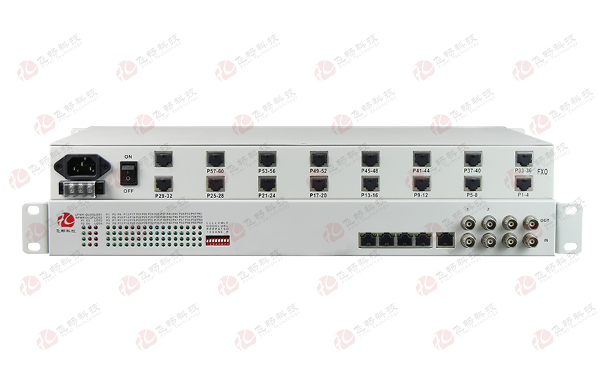 深夜成人视频科技-60路電話 E1複用（1U 機架式）