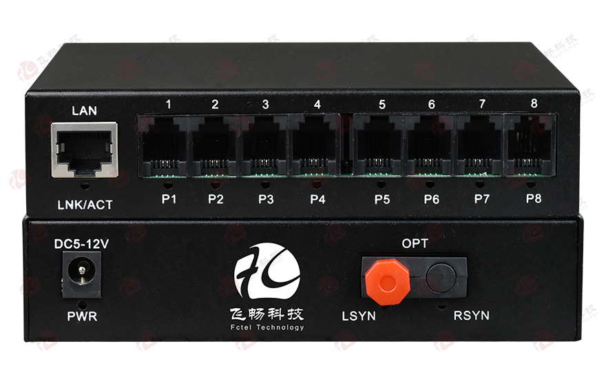 深夜成人视频科技-8路電話（RJ11）+1路百兆以太網 電話深夜视频网站