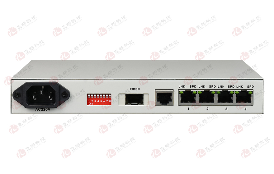 深夜成人视频科技-普通型 4路百兆電 光纖收發器