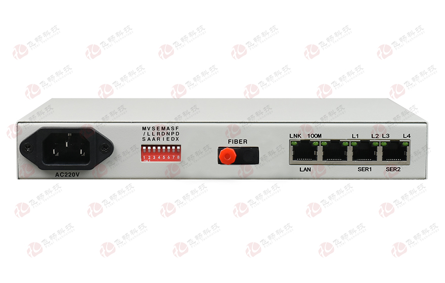 深夜成人视频科技-光纖-ETH+2RS232轉換器（帶寬2M）