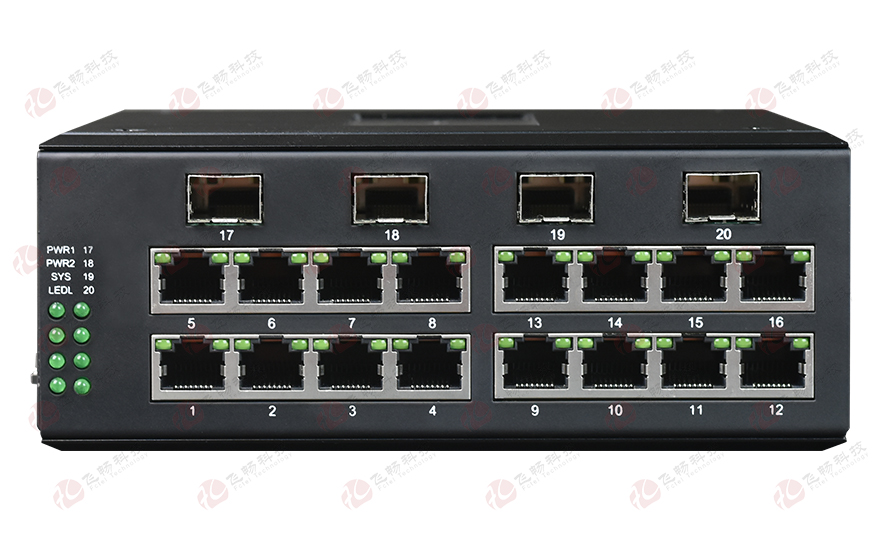 深夜成人视频科技-管理型 4SFP千兆光+16千兆電 環網工業軌式成人深夜网站