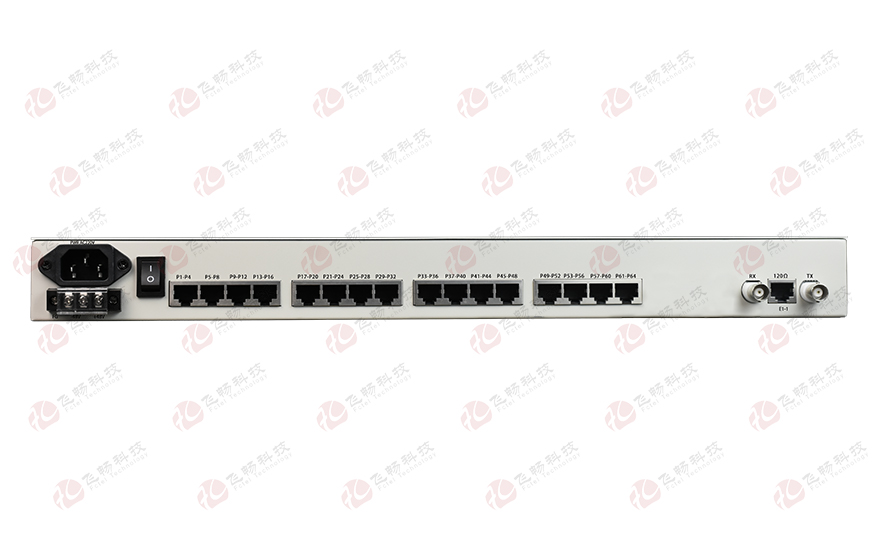 深夜成人视频科技-單E1 傳64路電話 PCM設備