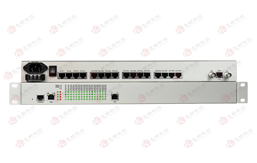 深夜成人视频科技-單E1 傳64路電話 PCM設備