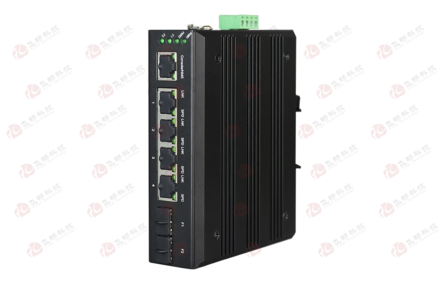 深夜成人视频科技-網管型工業軌式4路物理隔離千兆電口（1+1光纖備份）