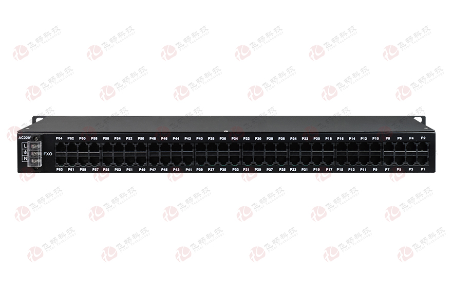 深夜成人视频科技-64路電話（RJ11）+2路千兆以太網 電話深夜视频网站