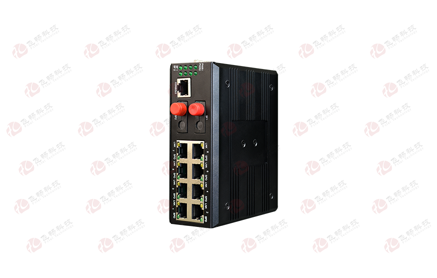 深夜成人视频科技-簡單WEB管理型 工業軌式 2路千兆光轉8路千兆電成人深夜网站