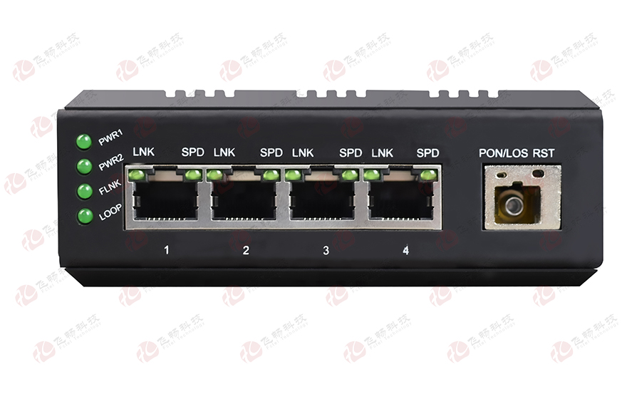 深夜成人视频科技-Mini工業軌式 4路千兆 EPON/GPON